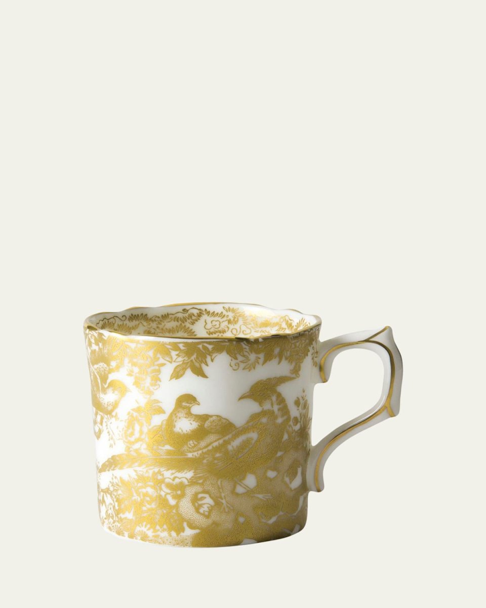 Aves Gold Coffee Cup